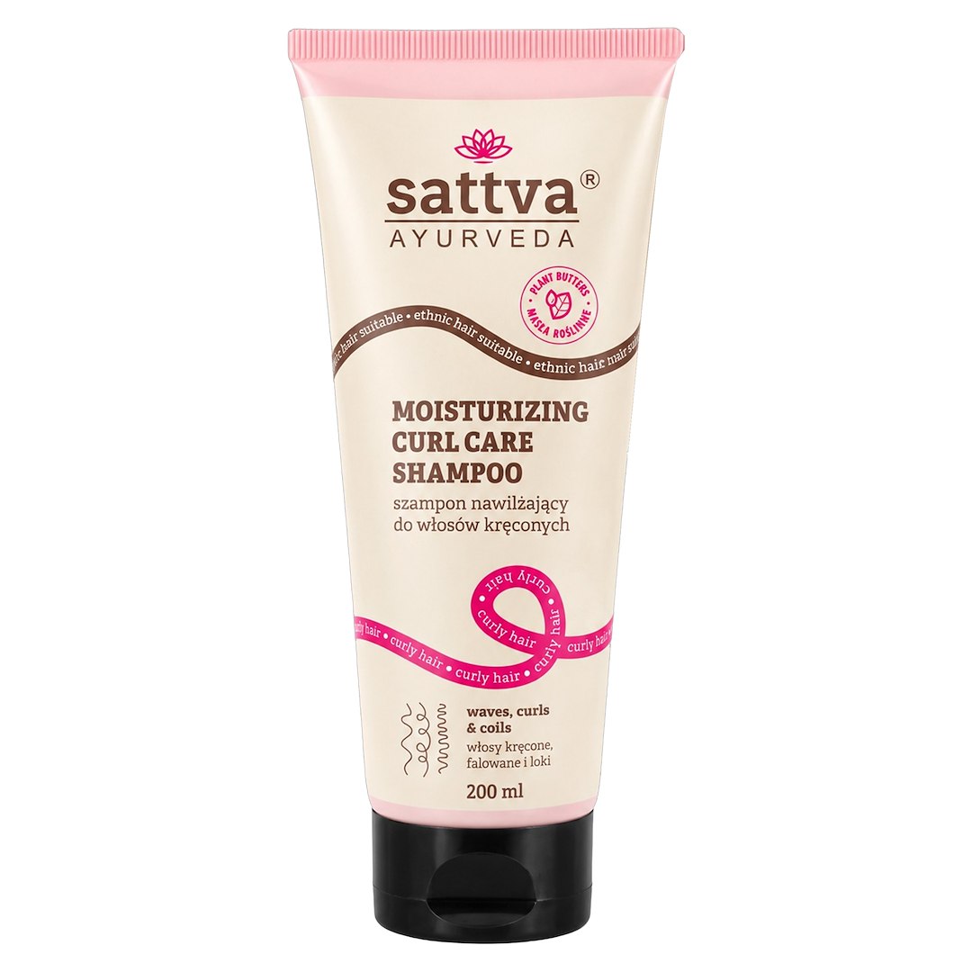 SZAMPON NAWILŻAJĄCY DO WŁOSÓW KRĘCONYCH 200 ml - SATTVA (AYURVEDA)