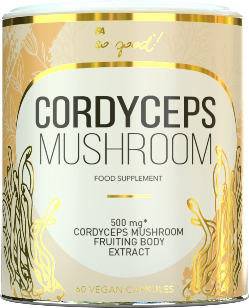 GRZYBY CORDYCEPS EKSTRAKT (500 mg) 60 KAPSUŁEK - SO GOOD!