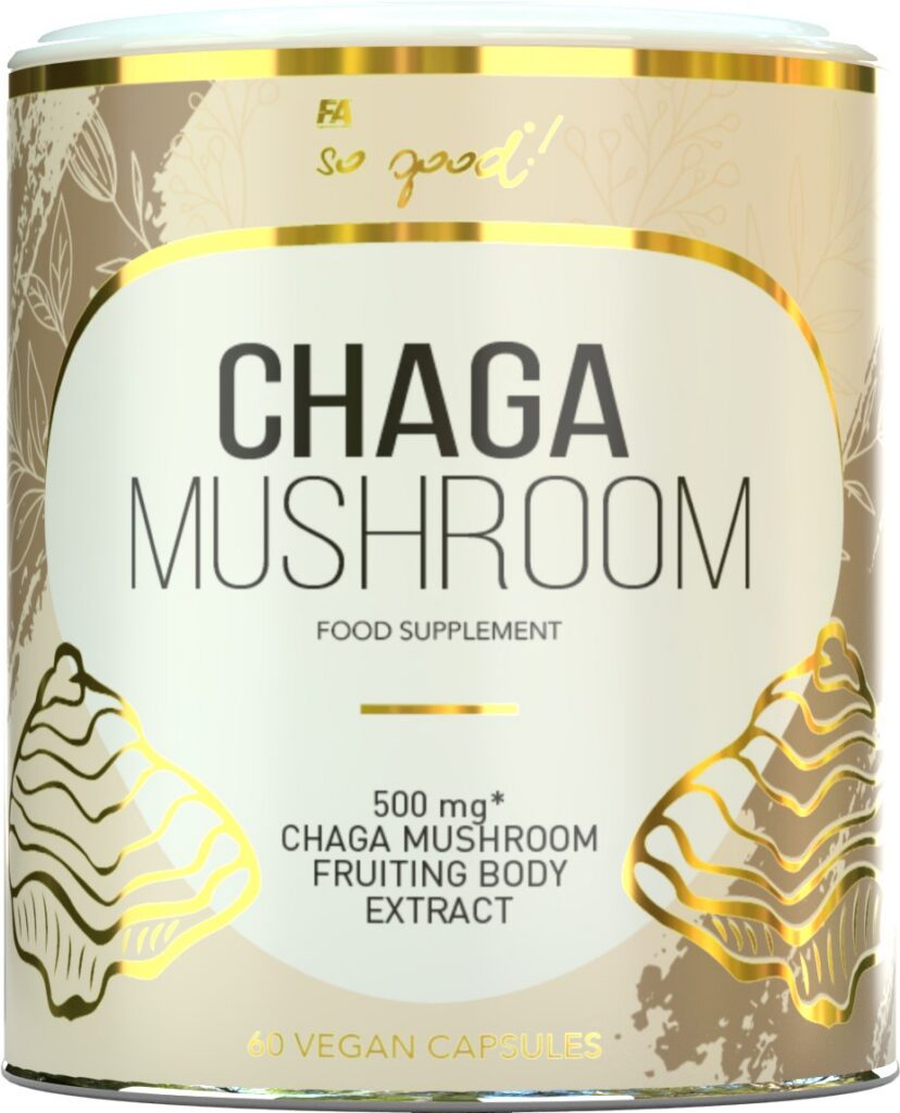 GRZYBY CHAGA EKSTRAKT (500 mg) 60 KAPSUŁEK - SO GOOD!