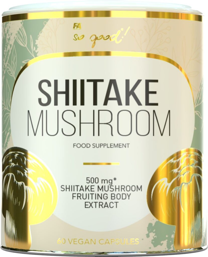 GRZYBY SHIITAKE EKSTRAKT (500 mg) 60 KAPSUŁEK - SO GOOD!