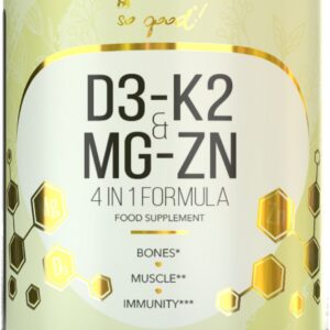 WITAMINA K2 + D3 + MAGNEZ + CYNK 60 KAPSUŁEK - SO GOOD!