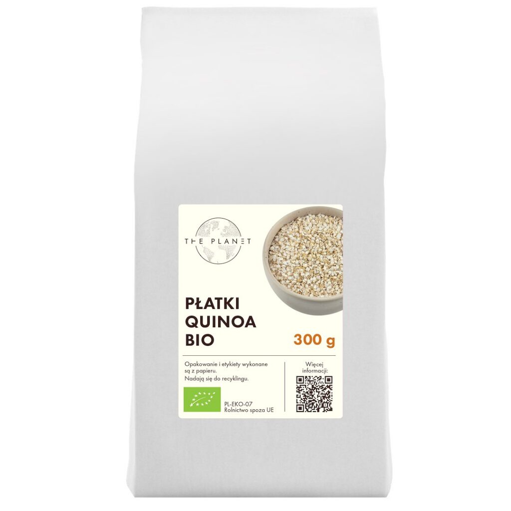 PŁATKI QUINOA BIO 300 g - THE PLANET