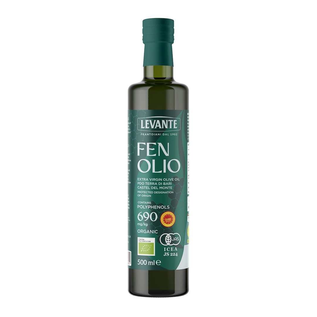 OLIWA Z OLIWEK EXTRA VIRGIN WYSOKOPOLIFENOLOWA FENOLIO PDO TERRA DI BARI CASTEL DEL MONTE BIO 500 ml - LEVANTE