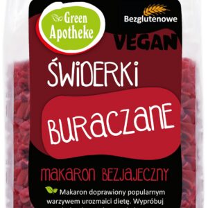MAKARON (KUKURYDZIANY Z BURAKIEM) ŚWIDERKI BEZGLUTENOWY 300 g - APOTHEKE