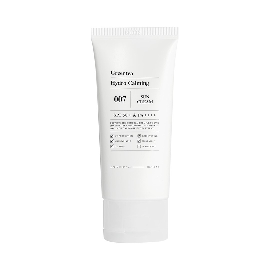 KREM PRZECIWSŁONECZNY KOREAŃSKI NAWILŻAJĄCY ZIELONA HERBATA SPF 50+ 60 ml - BARULAB (PRODUKT SEZONOWY)