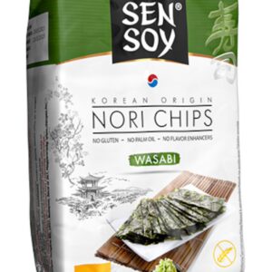 CHIPSY NORI WASABI BEZGLUTENOWE 4,5 g - SEN SOY