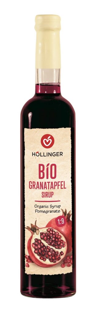 SYROP O SMAKU GRANATU BIO 500 ml - HOLLINGER