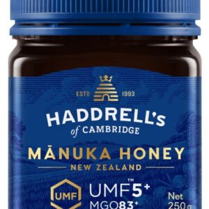 MIÓD MANUKA MGO 83+ UMF 5+ 250 g - HADDRELL'S OF CAMBRIDGE