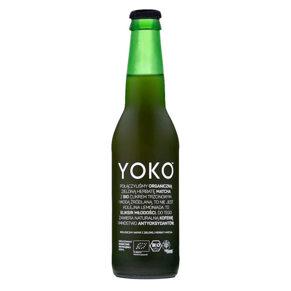 NAPÓJ Z ZIELONEJ HERBATY MATCHA CYTRUS BEZGLUTENOWY BIO 330 ml - YOKO