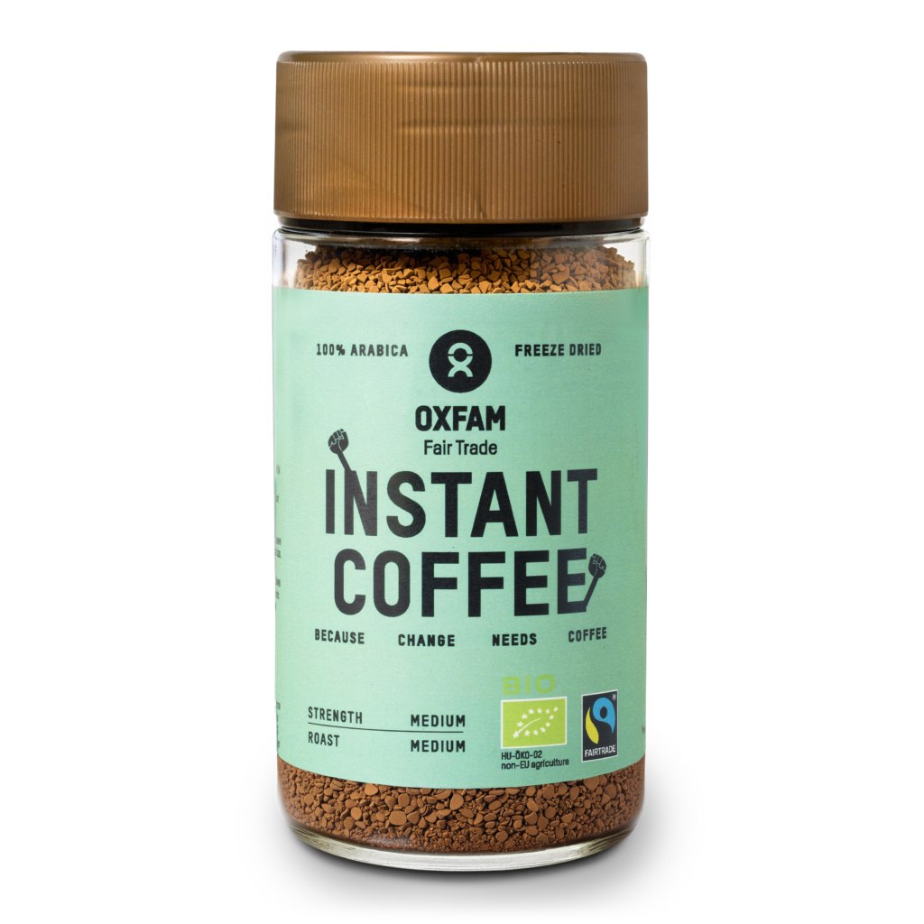 KAWA ROZPUSZCZALNA LIOFILIZOWANA ARABICA 100 % FAIR TRADE BIO 100 g - OXFAM