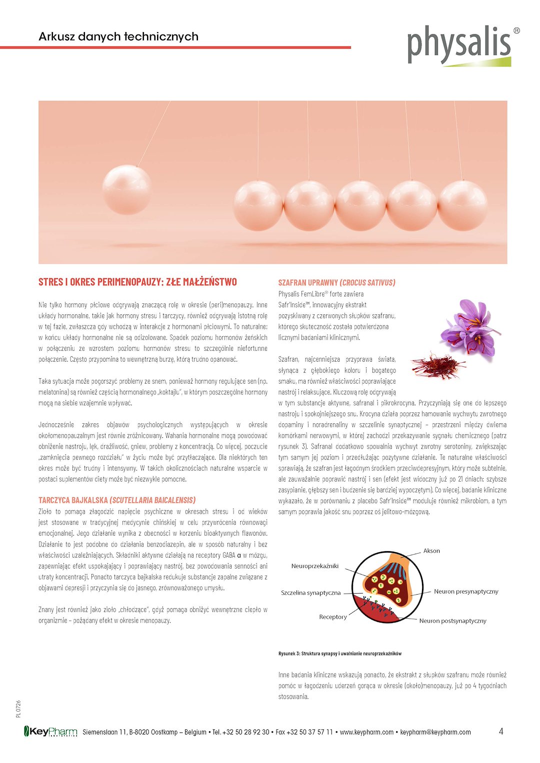 TABLETKI NA MENOPAUZĘ (FEMLIBRE FORTE) 30 szt. - PHYSALIS (HERBALANCE) - obrazek 5