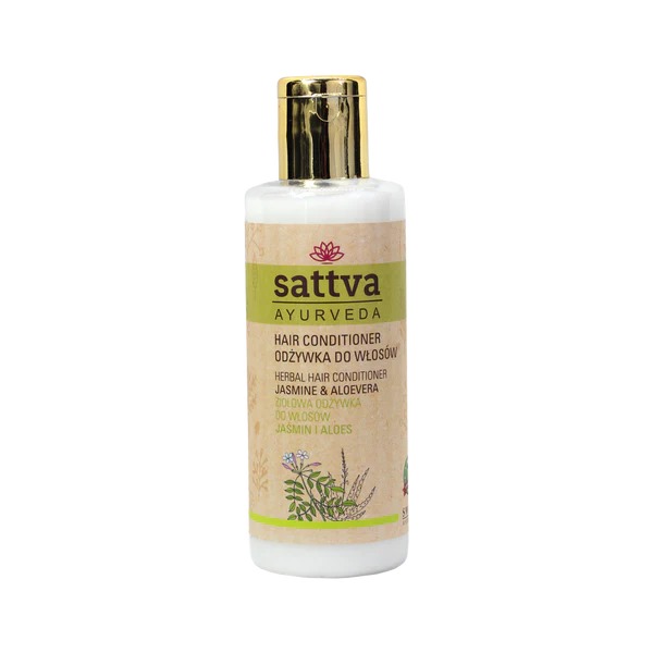 ODŻYWKA DO WŁOSÓW ZIOŁOWA JAŚMIN I ALOES 210 ml - SATTVA (AYURVEDA)