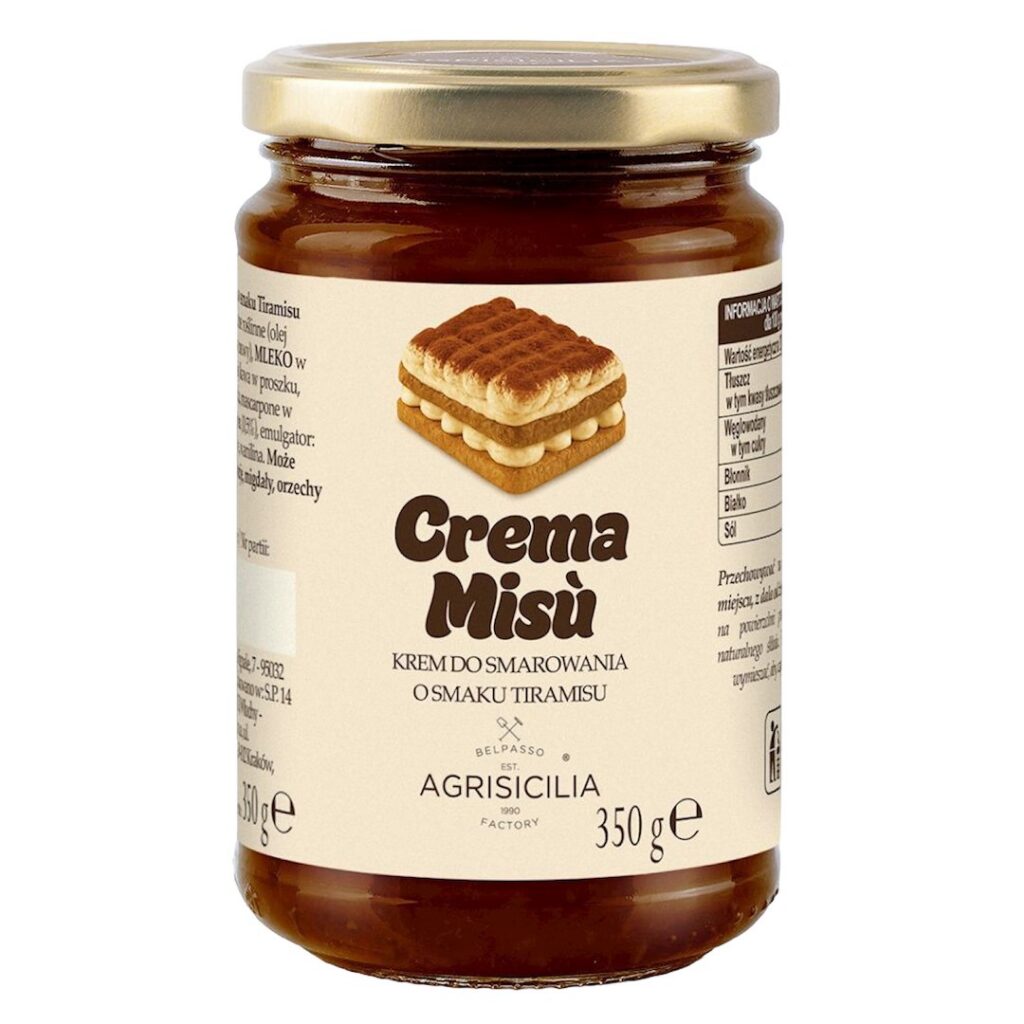 KREM O SMAKU TIRAMISU 350 g - AGRISICILIA