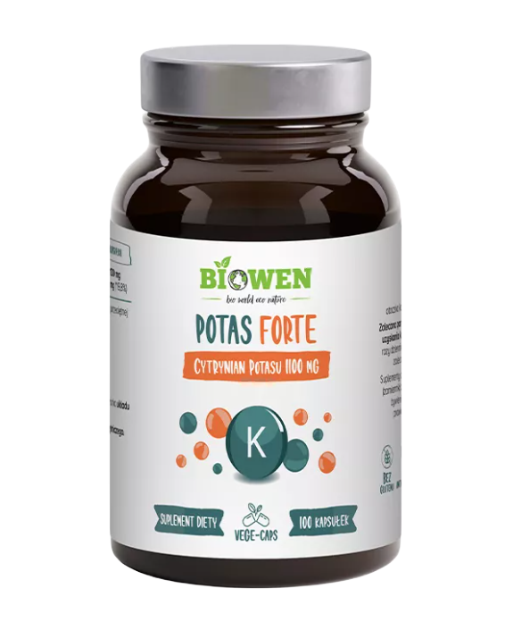 POTAS FORTE (400 mg mg) BEZGLUTENOWY 100 KAPSUŁEK - BIOWEN