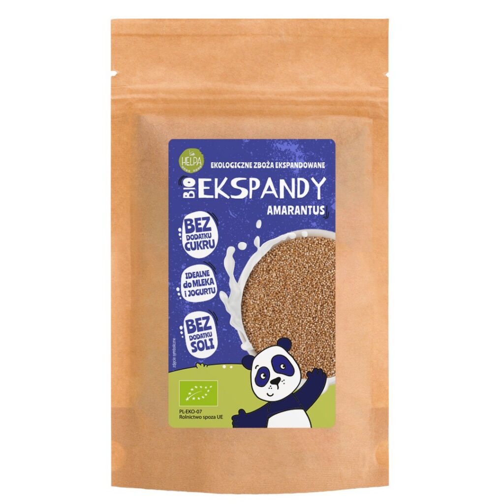 AMARANTUS EKSPANDOWANY BIO 100 g - HELPA