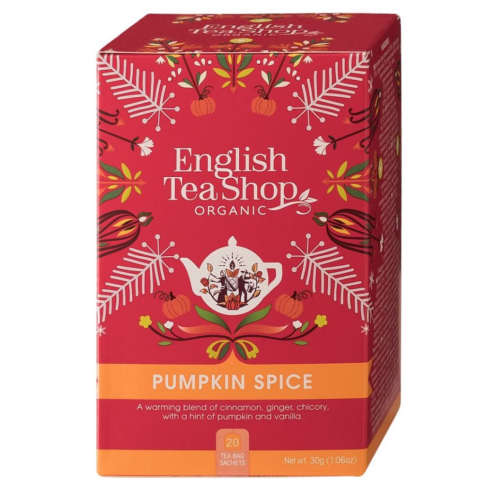 HERBATKA JESIENNA DYNIOWA Z PRZYPRAWAMI BIO (20 x 1,5 g) 30 g - ENGLISH TEA SHOP ORGANIC (PRODUKT SEZONOWY)