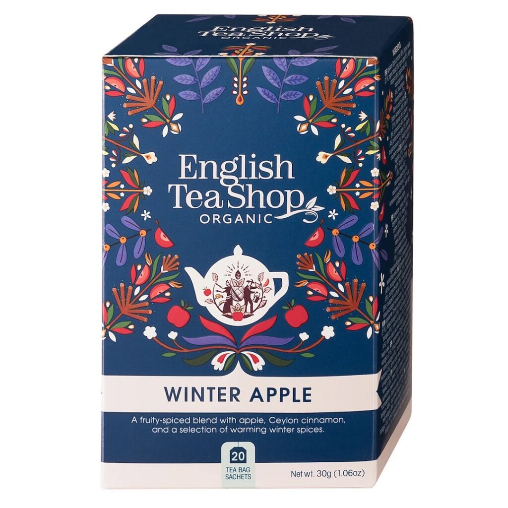 HERBATKA ZIMOWE JABŁKO BIO (20 x 1,5 g) 30 g - ENGLISH TEA SHOP ORGANIC (PRODUKT SEZONOWY)