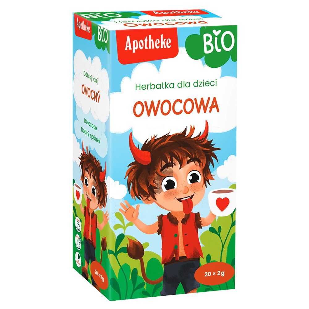 HERBATKA DLA DZIECI - OWOCOWA BIO (20 x 2 g) 40 g - APOTHEKE